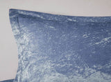 King/Cal King Velvet Duvet Cover Set with Throw Pillow B03596097