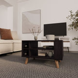 FM FURNITURE Bouse Coffee Table with Open Storage,Wengue B128P301392