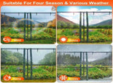 70.86*33.46*37.4 in Portable Mini Greenhouse With Roll-Up Zipper Doors Waterproof UV-Resistant PVC 31207237
