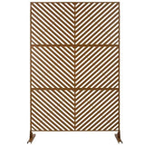 Outdoor & Indoor Privacy Metal Privacy 76" H48" W, Freestanding Decorative Privacy W465P193248