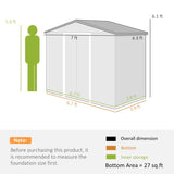 Outdoor Garden Storage Shed Tool House Not Supported 13185845