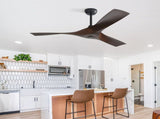 (Same as W934P156667) 52 Inch Ceiling Fan Without Light, 3 ABS Blades Outdoor Ceiling Fan 6-speed W934P502036