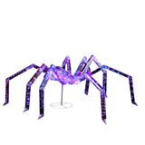 3FT Halloween Decorations Light Up Spider, Outdoor Halloween Decor Lighted Iridescent Spider, 62904187