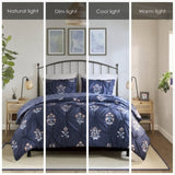 King/Cal King 3 Piece Pintuck Duvet Cover Set B035P217808