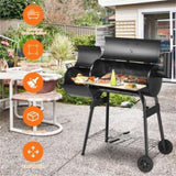 ZUN Outdoor Black BBQ Grill 90672802