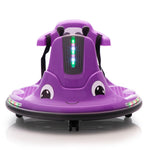 ZUN 12V Snail-Shaped Kids Electric Bumper Car with Remote Control, Ride On Car with LED Lights, Music, W2181P156753