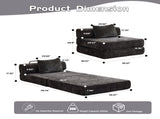 Compression Sofa,Convertible Floor Sofa Bed with Fixed-Shape Frame,Single Seater Boneless Modular 55534022