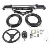 Hydraulic Steering System w/2 x 14ft Hoses & Hydraulic Cylinder HO5114 Replacement for Boats 56488201