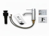 Single Handle Bathroom Faucet Lavatory Faucet Stainless Steel Single Hole-T10, ChromeUnable ship on 11284996