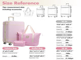 Hardshell Luggage Sets with Bags Lightweight Suitcase Double Spinner Wheels with TSA Lock ,Single N732P193485U