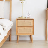 Pure Solid Wood Bedside Cabinet Modern Simple Nightstands North America Oak Bedside Cabinet Nordic W1283121839