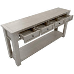 ZUN Console Table/Sofa Table with Storage Drawers and Bottom Shelf for Entryway Hallway 56860059