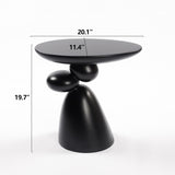 Lucky Stone End Table, Fiberglass Side Table, Modern Minimalist Corner Table, Coffee table with W2664P232885