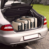 Curved Vertical Stripe 3-in-1 Trolley Case - Champagne Gold 62722767