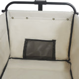 360&deg Rotating Rear Wheel Heavy-Duty Folding Wagon Multi-Use Garden Cart with All-Terrain Wheels, W321P297094