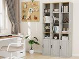 72" Tall Slim Storage Cabinet, 6-Tier Narrow Freestanding Bathroom Cabinet with 1 Door and 2 86929190