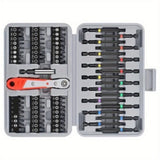 ZUN 68pcs ratchet screwdriver screwdriver set with flat cross plum blossom shaped screwdriver head and 38393178