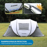 4-6 Persons White Gray Pop-Up Boat Tent T2602P172478
