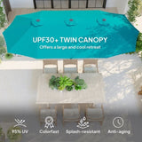 Outdoor beach umbrella/Double-Sided Sun Umbrella 92814494