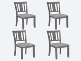 Wooden Dining Chairs Set of 4, Kitchen Chair with Padded Seat, Upholstered Side Chair for Dining 36989505