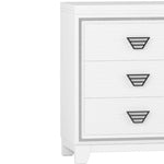 ZUN Elegant Dresser with Metal Handle and Sparkling Shiny Decoration, Storage Cabinet with 6 Drawers for WF531201AAK