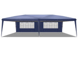 10'x20' Instant Pop Up Canopy Tent Blue, 6 Side Panels 2 Doors 4 Mesh 45955673