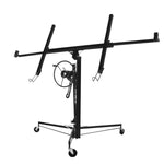 ZUN Drywall Panel Lifter Drywall Panel hoist Panel Hoist Jack Lifter 11ft black color W167683068