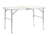 90 x 60 x 70cm Home Use Aluminum Alloy Folding Table White 44193343