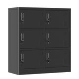 6-Door Employee Storage Locker, Metal Lockers for Office, Gym, School, and Homewith Card Slot T2398P205946