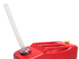4PCS 20L Standard Cold-rolled Plate Petrol Diesel Can Gasoline Bucket with Oil Pipe Red 90024091