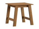 Small Square Wood Side Table, Walnut Finish 62696251