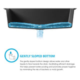 Quartz 13.77" L X 17.71" W Undermount Bar Sink With Basket Strainer W1225P194051