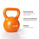 ZUN Kettlebell Sets, Strength Training Kettlebells Weight Set for Women, Vinyl Coated Kettle Bell for 43974329