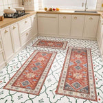 ZUN Kitchen Rug Sets 3 Piece with Runner Non Slip Kitchen Rugs and Mats Washable Kitchen Mats for Floor 87226042