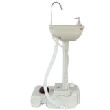 ZUN CHH-7701 Portable Removable Outdoor Wash Basin White 58361017