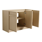 48" Freestanding Bathroom Vanity & 3 Soft-Close Cabinet Doors-BVC11148DOK -Excluding W999P239163