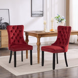 Classic Velvet Dinings, High-end Tufted Solid Wood Contemporary Velvet Upholstered Dining W114391510