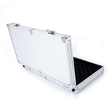 45*25*7.5cm Aluminum New Framed Locking Gun Pistol HandGun Lock Box Hard Storage Carry Case Silver 84542987