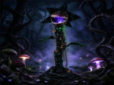 6.2ft Animated Halloween Man-Eater Plant, Sound Activated Monster Plant Prop with LED Color Changing 08263715