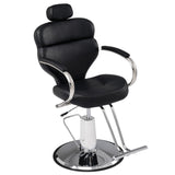 Premium Reclining barber Chair Salon Chair for Hair Stylist with Heavy Duty Hydraulic Pump, 360&deg N753P255164S