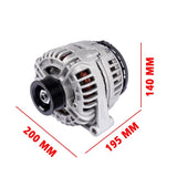 12V 120A Alternator with S6 6-Groove Pulley Fits for Buick LaCrosse Allure Pontiac Grand Prix 3.8L 38565265
