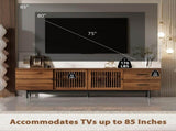 78" TV Stand for TVs up to 85", TV Console for Living Room, Media Console with Two Drawers, N710P510682P