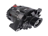 Black 160 AMP CS130 Alternator with Serpentine Pulley Fit for GM Chevrolet SBC BBC ES1006BK 88646774