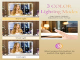 19"x22" LED Vanity Mirror with Lights, Dimmable 3-Color Modes, Touch Screen Makeup Mirror for 56932304