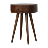 Nordic Chestnut Circular Bedside B182P166532