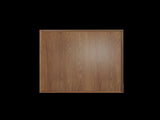 35.43" Square Walnut Finish Coffee Table with Hidden Drawer and Black Base, Modern Large Cocktail W5909P583195