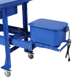 Premium Tear Down Table and 3.5Gallon Part Washer,Mobile Parts Washer,Cabinet parts washer with 110v W465P266867