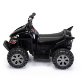 ZUN Kids Ride-on ATV, 6V Battery Powered Electric Quad Car with Music, LED Lights and Spray Device, 4 W2181P155600