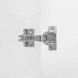 U_STYLE Wave Pattern Storage Cabinet with 2 Doors and 2 Drawers, Adjustable, Suitable for WF317509AAK