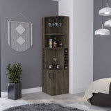 Seattle Bar Cabinet, Eight Bottle Cubbies, Two Large Open Shelves B128P176131